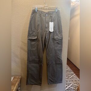 Zara Green Cargo Style pants